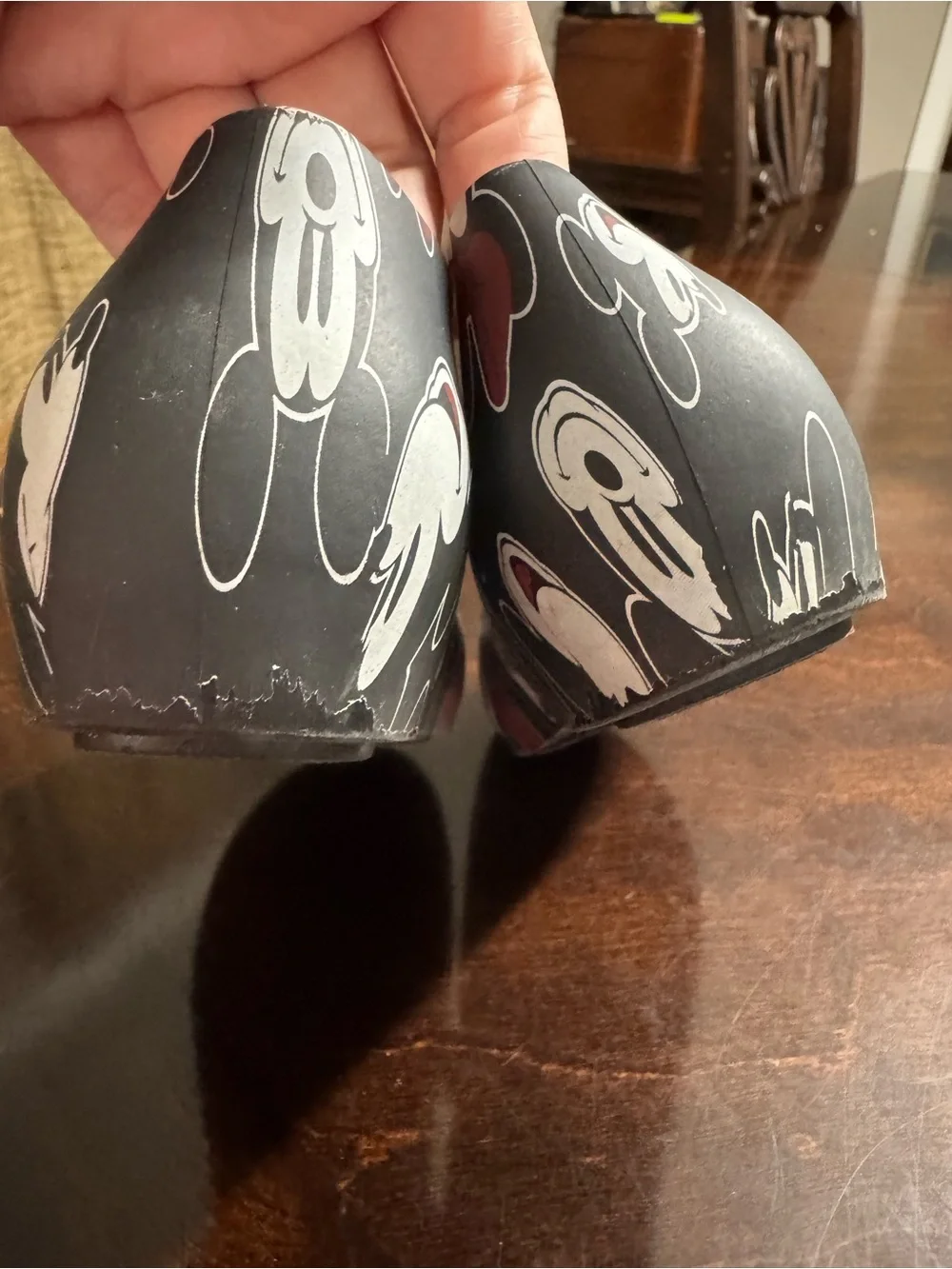 Mini Melissa Black Minnie & Mickey Mary Jane Shoes
